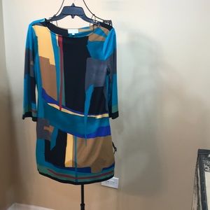 Multicolored Tunic dress